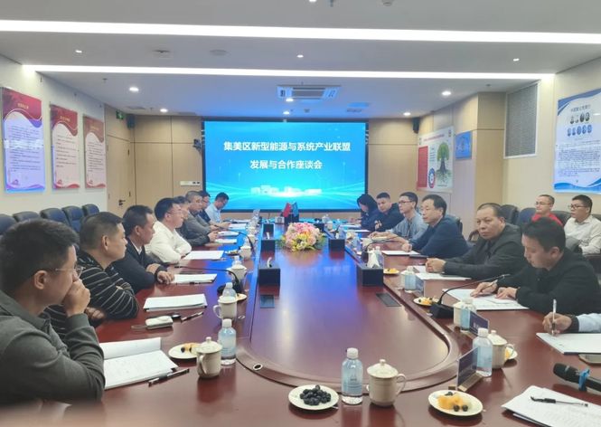集美區(qū)新型能源與系統(tǒng)產(chǎn)業(yè)聯(lián)盟座談會(huì)順利召開(kāi)，共繪綠色發(fā)展新藍(lán)圖